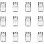 Glasen Mason-Jar mit Deckel und Bänder, weite Öffnung, 12 Stück (32 oz)