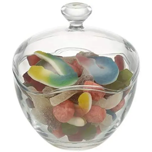 Süßigkeitenbehälter für Süßigkeitenbuffet, Süßigkeitenfass mit Deckel, Glas Schale und Lebensmittelbehälter, dekorative Keksdosen, Apothekerdosen