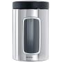 Brabantia Windowed 1.4 Litre Canister Set- Brilliant Steel
