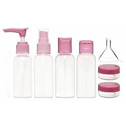 JPNK Plastic Portable Travel Size Empty Bottles for Makeup Cosmetic Toiletries Liquid Containers