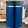 Umiwe Airtight Coffee Canisters, 1.8 Litre Large Stainless Steel Coffee Container with Date Tracker, Scoop and CO2 Valve, Food Vacuum Storage Jar Can for Beans, Grounds, Tea, Flour, Cereal, Sugar Umiwe Airtight Coffee Canisters, 1.8 Litre Large Stainless Steel Coffee Container with Date Tracker, Scoop and CO2 Valve, Food Vacuum Storage Jar Can for Beans, Grounds, Tea, Flour, Cereal, Sugar