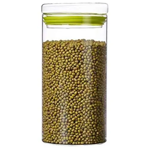 WÄHLE 1: WALDLUCHT-GLAS-LAGERTANK, Trockenfrüchte Flasche, Dichtung, hitzebeständig, Borosilikatglas, Versiegelte Gläser, Trockenfrüchte Lagerbehälter