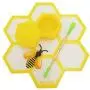 Matelas Silicone pour Abeilles + Récipient 26ml + Outil de Sculpture Assorti – Récipients en Silicone pour Huile, Cire, Concentrés (Matelas & Récipients & Outil) Matelas Silicone pour Abeilles + Récipient 26ml + Outil de Sculpture Assorti – Récipients en Silicone pour Huile, Cire, Concentrés (Matelas & Récipients & Outil)
