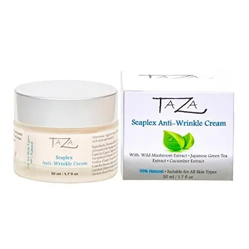 Crème Visage Anti-Âge Premium Taza, 48 ml Apparence Radieuse Contient : Huile de Jojoba, Huile d'Avocat, Huile de Graines de Raisin, Vitamine E, Graines de Raisin, Champignon Sauvage, Thé Vert, Extraits de Concombre. Crème Visage Anti-Âge Premium Taza, 48 ml Apparence Radieuse Contient : Huile de Jojoba, Huile d'Avocat, Huile de Graines de Raisin, Vitamine E, Graines de Raisin, Champignon Sauvage, Thé Vert, Extraits de Concombre.