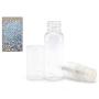 3PCS 50 ML (2 ounce) Empty Refillable Clear Plastic Pump Bottle Small Press Container For Lotion Cream Bath Shower Shampoo Skin Care Essential Oil Travel
