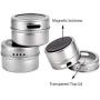 | Storage Bottles & Jars | 12pcs/6pcs Stainless Steel Spice Jars Set Cans for Herb Salt Pepper Spices Magnetic Spice Tins Condiment Pot Storage Containers | by HUDITOOLS | 1 PCs