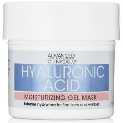 Advanced Clinicals Hyaluronic Acid Moisturizing Gel Mask with soothing chamomile. Extreme hydration for fine lines and wrinkles. Supersize 5 oz