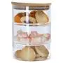 1/2/3/4 Tier Stackable Glass Apothecary Jar Kitchen Candy Cookie Storage Containers with Lid Food Bulk Container Transparent,3 Tier 1/2/3/4 Tier Stackable Glass Apothecary Jar Kitchen Candy Cookie Storage Containers with Lid Food Bulk Container Transparent,3 Tier