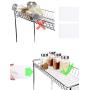 Spice Rack 2 Tier Standing Rack (Large Size), OOFO Kitchen Bathroom Countertop Storage Organizer Spice Jars Bottle Shelf Holder Rack