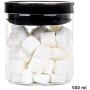 High Borosilicate Heat Resistant Glass Mason Jars Canning Glass Jars Glass Smoothies Jars with Lids for Drinking and Storage Reusable Container for Juice Milk Bulk Food Coffee (Size : 500ml)