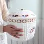 Lebensmittelbehälter Küche mit Deckeln, Große Belüftete Glasbehälter, Haferdispenser, Keramik-Tüten, Rustikaler Wohnkühlschrank, Küchenorganisation und Lagerung 5L-Weiß