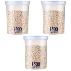 Plastic Sealed Jars, Kitchen Household Grain Storage Tanks, Storage Seasoning/Coffee/Oatmeal