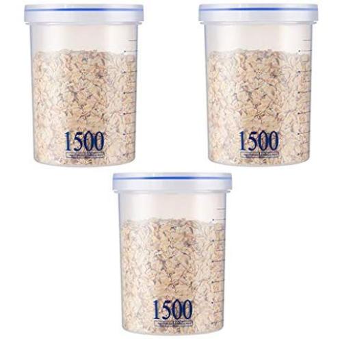 Plastic Sealed Jars, Kitchen Household Grain Storage Tanks, Storage Seasoning/Coffee/Oatmeal