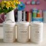 WillowswayW 3Pcs/Set Coffee Tea Canister Spice Jar Sugar Food Storage Container Home Kitchen Supply