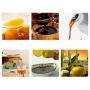 Mini Spice Jars Glass oil bottle kitchen supplies stainless steel oil pot