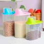 Professional 1pc 1.9l 2.5l Dispenser Box Holder Lid Foods Rice Pasta Container, Rice Storage Dispenser - Dry Food Dispenser, Stainless Pasta, Rice Storage, Cereal Dispenser, Pasta Box