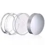 Hotop 3 Pieces 50 ml Plastic Empty Powder Case Face Powder Makeup Jar Travel Kit Blusher Cosmetic Makeup Containers with Sifter and Lids (Silver without powder puff) Hotop 3 Pieces 50 ml Plastic Empty Powder Case Face Powder Makeup Jar Travel Kit Blusher Cosmetic Makeup Containers with Sifter and Lids (Silver without powder puff)