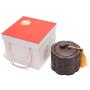 Ceramics Storage Jar, Tea Caddy with Airtight Lid for Tea Coffee Herb Spices Sugar and More (D)