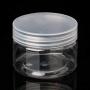 Milue 7.2cm OD Clear Strong PET Round Food Storage Container Jar Sealed with Clear Lid (02#)