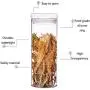 WÄHLE 1: WALDLUCHT-GLAS-LAGERTANK, Trockenfrüchte Flasche, Dichtung, hitzebeständig, Borosilikatglas, Versiegelte Gläser, Trockenfrüchte Lagerbehälter