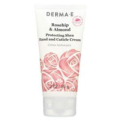 DERMA E Rosehip & Almond, Protecting Shea Hand and Cuticle Cream, 2 oz