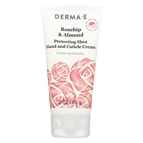 DERMA E Rosehip & Almond, Protecting Shea Hand and Cuticle Cream, 2 oz