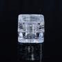 CHICTRY 10Pcs 5ml Cosmetic Jars Plastic Empty Refillable Sample Pots Jars Travel Containers to Store Makeup Cream Lotion Eye Shadow Powder Jewelry Clear One Size