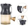 DONG HAI Portable Manual Coffee Grinder with Premium Adjustable Coarseness Ceramic Burr, Portable Hand Crank Grinder for Home Travel with Extra Storage Jar