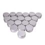 Bottle-WLD 20PCS 5g 10g 15g 20g 30g 40g 50g 60g Aluminum Tin Jars Metal 50ml Empty Cosmetic Face Care Eye Cream Lip Balm Gloss Packaging (Size : 10g)