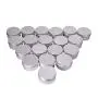 20 Stück 5g 10g 15g 20g 30g 40g 50g 60g Aluminium Tin Gläser Metall Kosmetik Gesichtspflege Augencreme Lippenbalsam Verpackung (Größe: 10g)