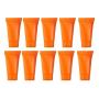 24Pcs 5ml Empty Plastic Soft Tube Sample Bottle Container Jar Pot Case Perfect for Emulsion Shower Gel Shampoo Facial Cleanser Lotion(Orange)