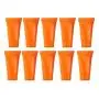 24 Stück 5ml Leere Kunststoff-Tubesammelbehälter für Emulsion, Shampoos, Gesichtsreiniger, Lotionen (Orange)