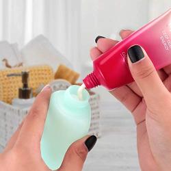 TSA Approved Leak Proof Travel Size Bottles and Jars for Toiletries, Shampoo, Conditioner, Sunscreen and Hand Lotion and Disposable Razor for Women Body Hair Shaving