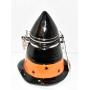 BW New 8" Halloween Witches Hat with Stars Ceramic Decorative Air Tight Hinged Canister Storage Jar