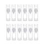 12Pcs 5ml/0.17oz Refillable Clear Plastic Airless Vacuum Pump Bottle Cosmetic Make-up Cream Lotion Sample Packing Toiletries Liquid Storage Container Vial Jars Travel Portable Sub-botte