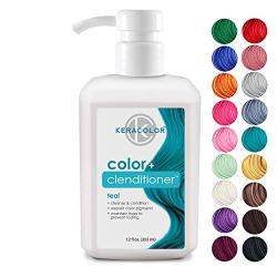 Keracolor Clenditioner Hair Dye (18 Colors) Depositing Color Conditioner Colorwash, Semi Permanent, Vegan and Cruelty-Free, 12 fl. Oz