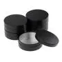 Tongina 100ml Aluminum Tins Container, 5 Pack Round Screw Lid Jars Metal Storage Cans, Food Tins Travel Tins, Black Tongina 100ml Aluminum Tins Container, 5 Pack Round Screw Lid Jars Metal Storage Cans, Food Tins Travel Tins, Black