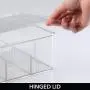 Organisateur en plastique transparent mDesign - 2 Lot - Pour Sachets de Thé, Tasses, Pods, Paquets, Accessoires pour Condiments. Organisateur en plastique transparent mDesign - 2 Lot - Pour Sachets de Thé, Tasses, Pods, Paquets, Accessoires pour Condiments.