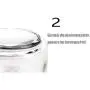 LQQGXLCondiment bottle, jar condiment storage box Spice jar, glass jar, seasoning box, spice storage box, food storage container with lid