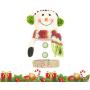 Amosfun Christmas Snowman Cookie Jar Chocolates Candy Container Snowman Ornaments Christmas Party Favors Gifts