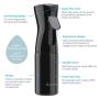 Hair Spray Bottle, Segbeauty 160ml Continuous Fine Mist Sprayer, 5.4oz Salon Spray Hair Mister, Empty Plastic Water Squirt Bottle for Curly Hair, Hair Cutting, Barber, Stylist, Cleaning, Plant