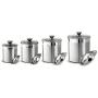 Tramontina 80204/527DS Gourmet Stainless Steel Canister and Scoops Set, 8 Piece, Made in Brazil