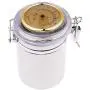 Aluminum Stash Jar With Hygrometer,Food Storage Container with Lids for Tea,Coffee,Snacks, Milk Powder,Beans Canisters.Flour Canister with Clear Acrylic Lid n Locking Aluminum Stash Jar With Hygrometer,Food Storage Container with Lids for Tea,Coffee,Snacks, Milk Powder,Beans Canisters.Flour Canister with Clear Acrylic Lid n Locking