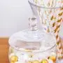 Transparent glass jar candy jar large food storage tank Canister Storage bottle wedding table decoration 3pcs/Set,Clear Transparent glass jar candy jar large food storage tank Canister Storage bottle wedding table decoration 3pcs/Set,Clear
