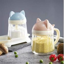 Mini Spice Jars Creative cartoon kitchen glass seasoning box home set spice box