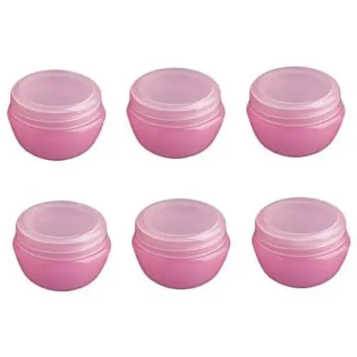 12PCS 5Gram 5ml Empty Durable Refillable Travel Cosmetic Sample Containers Plastic Candy Clolor Pot Jars Make up Face Cream Lip Balm Storage Containers Bottles with Screw Lid and Inner Pad (Pink) 12PCS 5Gram 5ml Empty Durable Refillable Travel Cosmetic Sample Containers Plastic Candy Clolor Pot Jars Make up Face Cream Lip Balm Storage Containers Bottles with Screw Lid and Inner Pad (Pink)