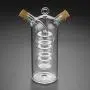 Rolin Roly Dual-use 2 in 1 Oil and Vinegar Bottles with Corks Oil Pourer Dispensing Bottles Food-Grade Glass Bottle Oil Drizzlers Glass Jar