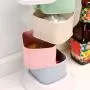 Ensemble de Boîte d'Assaisonnement en Paille de Blé Rotative 4 Couches, Rangement de Pots d'Assaisonnement Ménager, Accessoires de Cuisine Ensemble de Boîte d'Assaisonnement en Paille de Blé Rotative 4 Couches, Rangement de Pots d'Assaisonnement Ménager, Accessoires de Cuisine