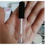 6 Pcs 2 ML 0.07OZ Empty Transparent ABS Refillable Eyeliner Bottles Leakproof Mascara Tube with Black Lids Eyelash Cream Vials Cosmetic Sample Dispenser for Travel Container