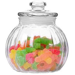 YTF-Glass sealed cans, large transparent household candy storage cans, melon snacks storage cans